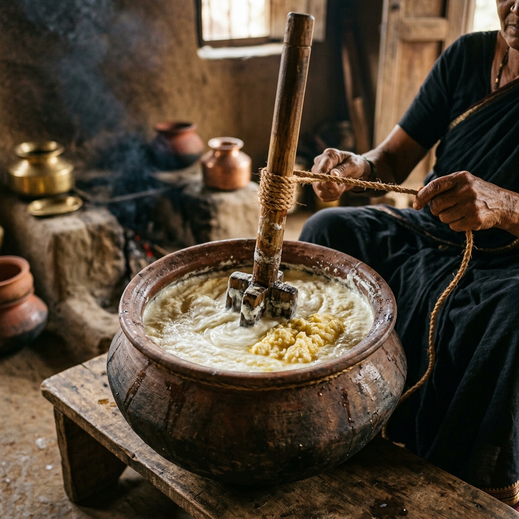 Traditional Bilona Process